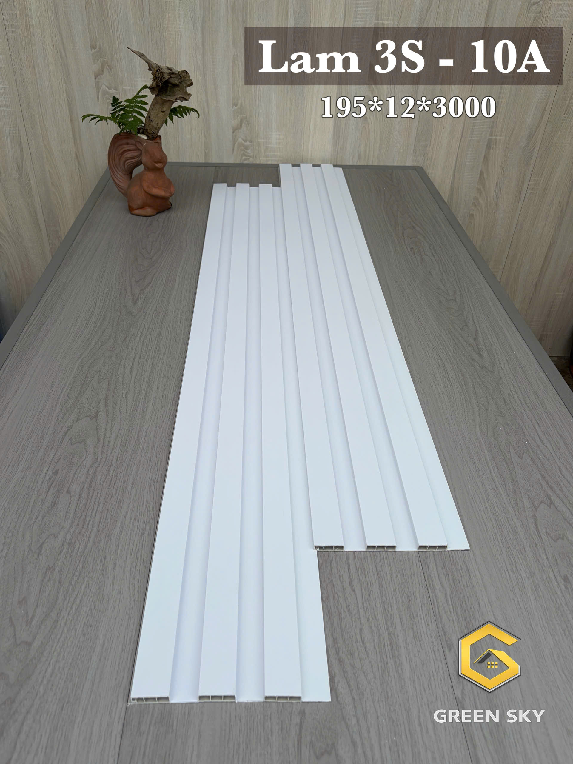 TẤM ỐP LAM SÓNG THẤP LAM 3S - 10A