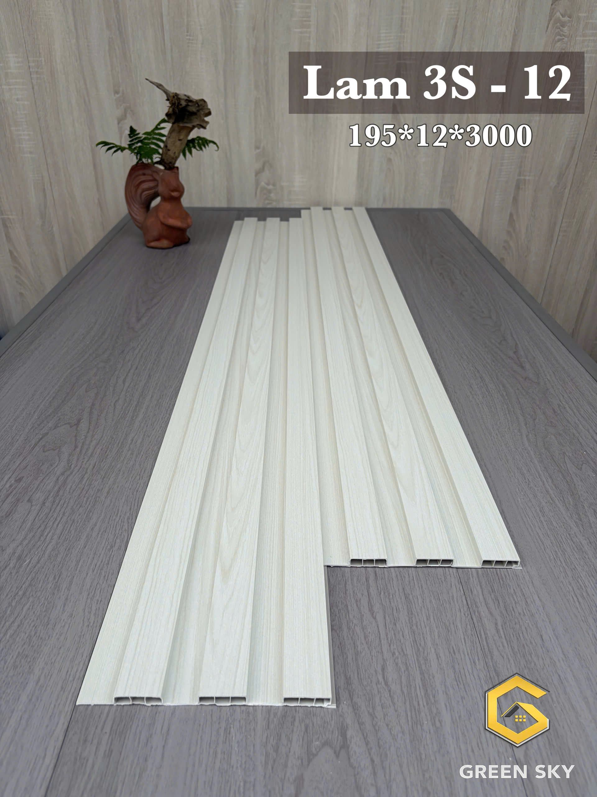 TẤM ỐP LAM SÓNG THẤP LAM 3S - 12