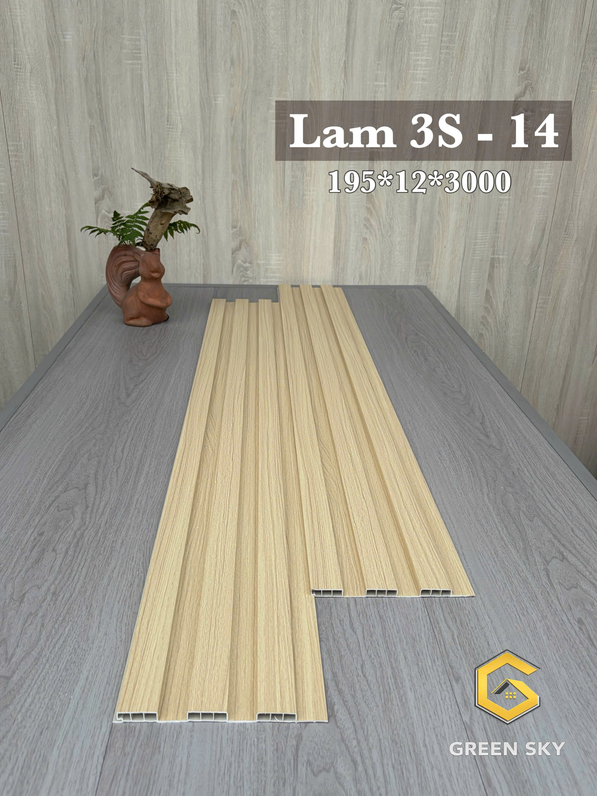 TẤM ỐP LAM SÓNG THẤP LAM 3S - 14