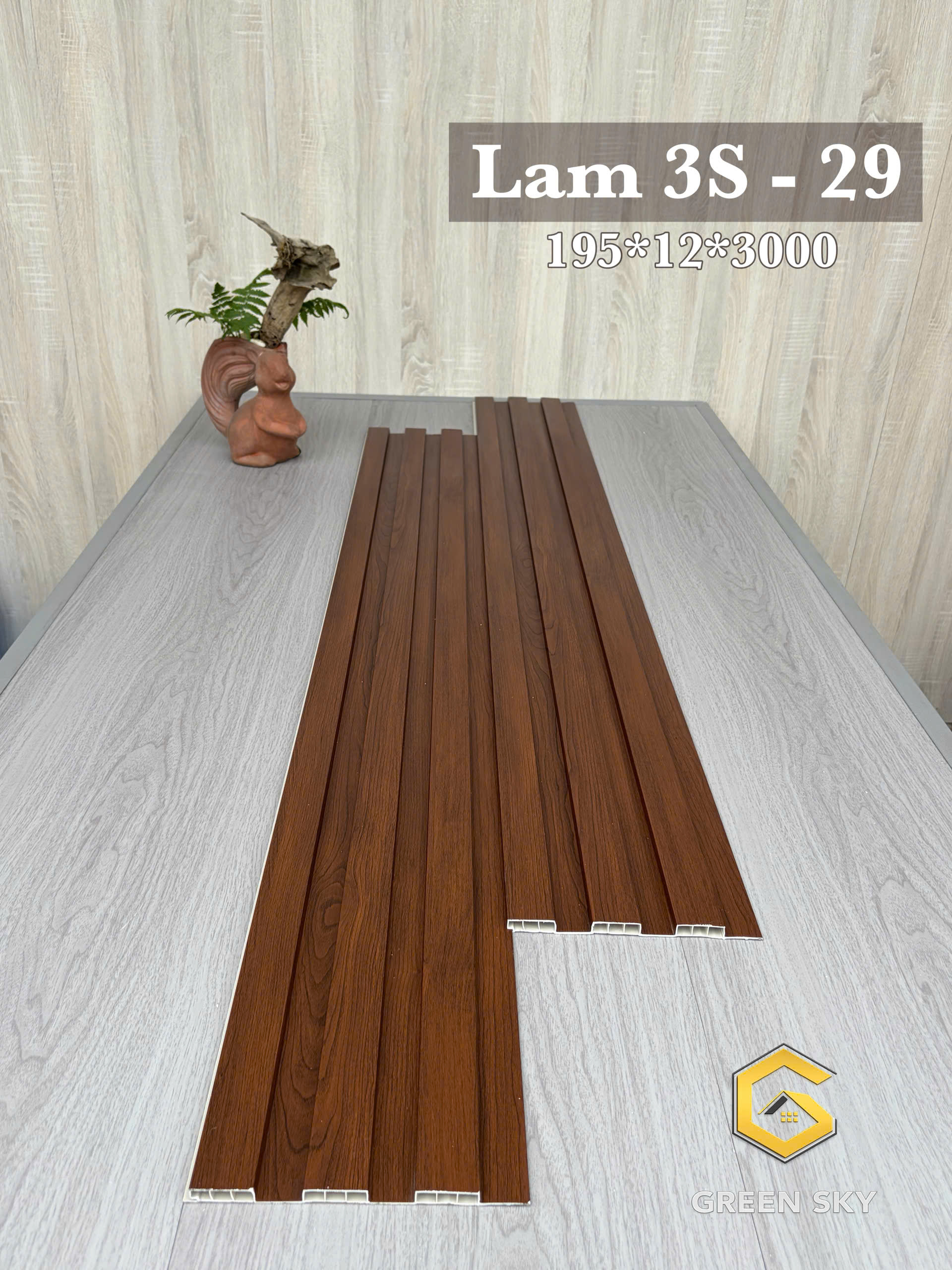 TẤM ỐP LAM SÓNG THẤP LAM 3S - 29